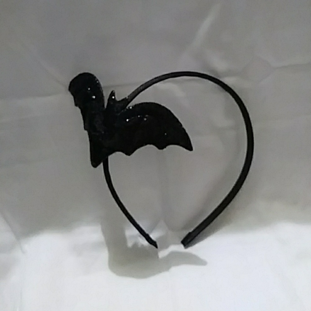 Glitter bat headband